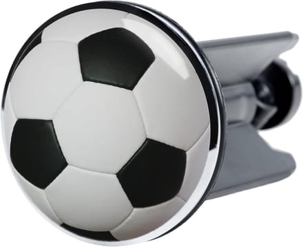 Universele Wastafel Stop - Voetbal Ontwerp - Lekvrij & Makkelijk te Installeren