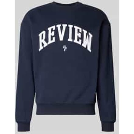 Sweatshirt met Varsiety-emblemen