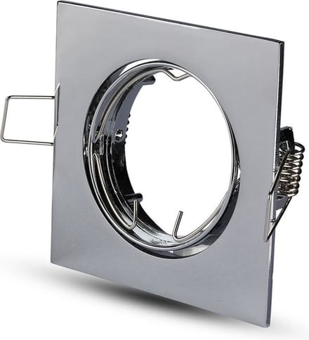 V-TAC VT-779-CH-SQ LED Inbouwspot - GU10 - IP20 - Chroom