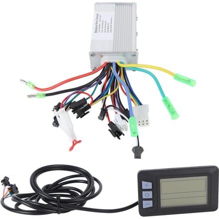 48V 60V 350W Controller Waterdichte Elektrische Fiets Controller Kit met Display voor DIY Elektrische white