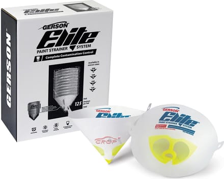 GERSON Elite Nylon Verfzeefjes 190 micron - Fijn Geel - 125 stuks