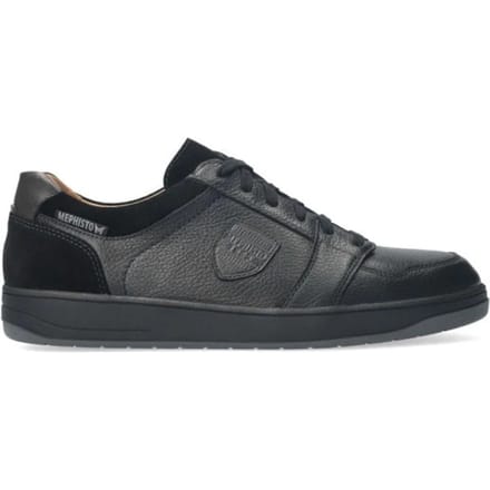 Mephisto Hugh - heren sneaker - Zwart - maat 40.5 (EU) 7 (UK)