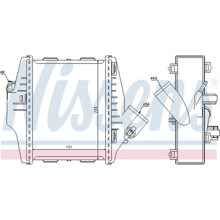 Intercooler NISSENS 96579