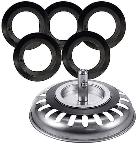 Vervangende afdichtingen voor zeefmandjes - Set van 5, 54 mm