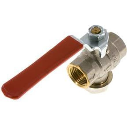 G 1/2 inch Geïntegreerd Filter 2-Weg Messing Kogelkraan - BL2BN-M-IST-012