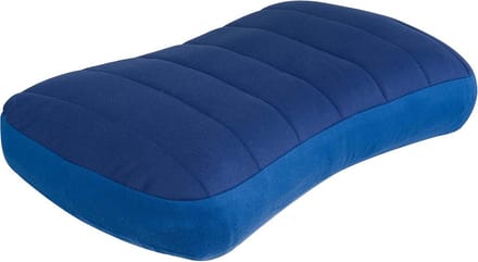 Reiskussen - Opblaasbaar Kussen - Comfortabel Reizen - Lendensteun - 43 inch hoog - Blauw