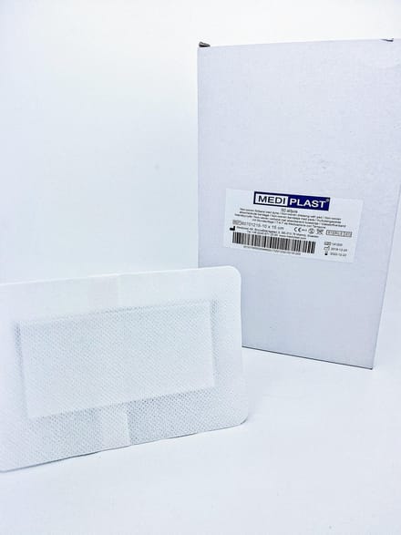 Mediplast Non-Woven Eilandpleister 10cm x 15cm - Doos 50 stuks