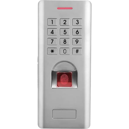 IP66 Waterdichte Biometrische Vingerafdruk Wachtwoord Toegangscontrole Machine Wiegand 26 Deur Controller white