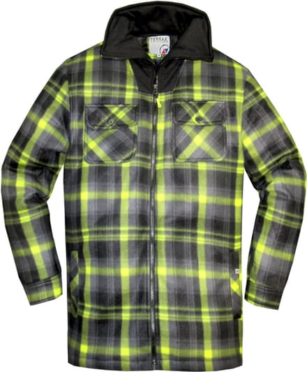 Terrax Thermohemd 10641 - 1048 Zwart/Lime - 3XL