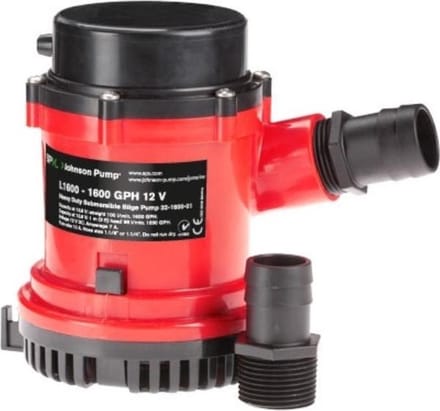 Johnson Pump L1600 12 Volt heavy duty Bilgepomp 100 liter/minuut