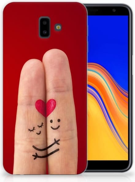 Samsung Galaxy J6 Plus (2018) Silicone Back Cover Liefde - Origineel Romantisch Cadeau