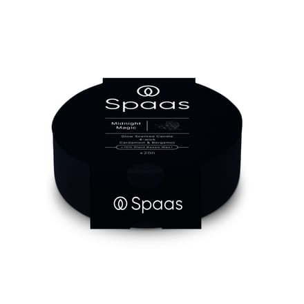 Spaas - Geurkaars - Midnight Magic - 4-lonten - 20 uur brandtijd