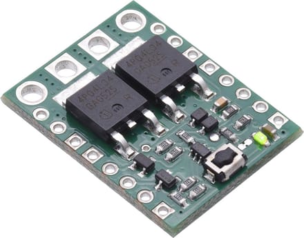 Big Pushbutton Power Switch with Reverse Voltage Protection, HP Pololu 2813