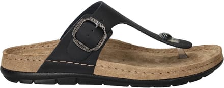 Rohde Slippers - Dames - Zwart - Maat:36