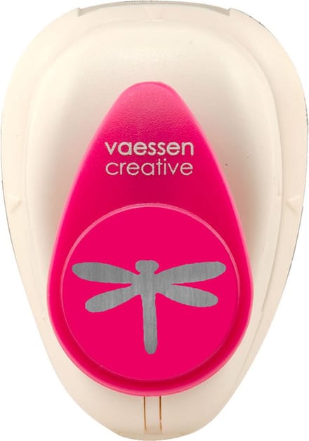 Vaessen Creative Pons - Figuurpons - Libelle - 1,1 x 1,5 cm