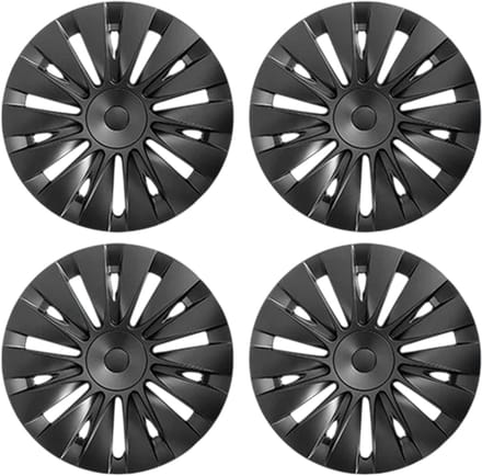 Tesla Model Y Wieldoppen 19 inch Blades – Set van 4 – Zwart – Geschikt voor Gemini Velgen