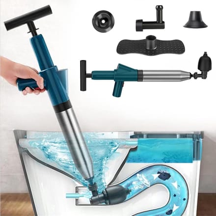 DYNA® Rioolontstopper - Rioolveer - Ontstoppingsveer - Blauw - 34cm x 27cm x 7cm
