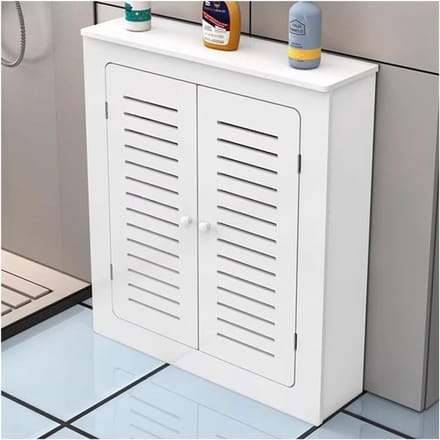 Radiatorafdekking - Verwarmingspaneel - Woonruimte decoreren - Met opbergplank - 70x15x80cm - Wit