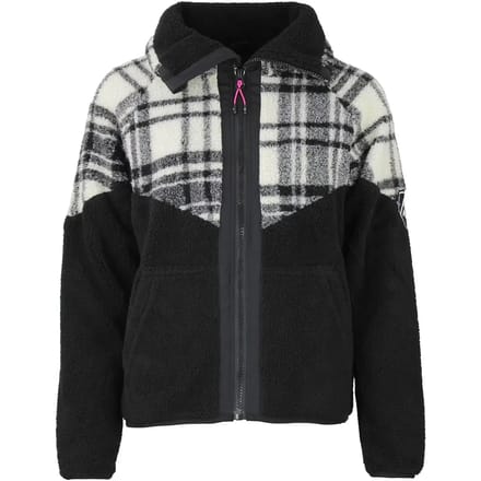 Damesfleece met rits Peak Mountain Sherpa 350G