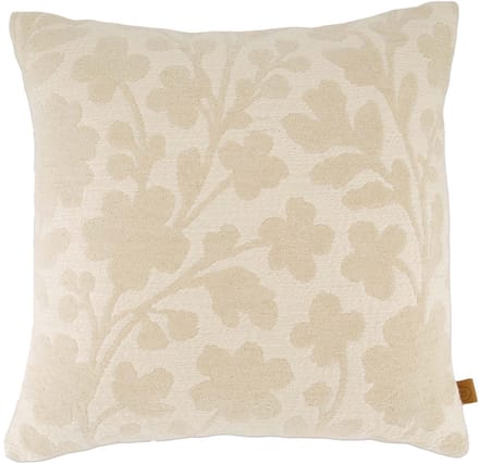 Zusss Kussen Bloemen 45X45cm 50% Polyester / 50% Katoen Off White