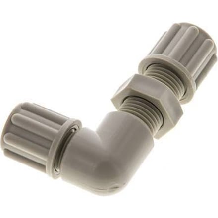 6x4mm Pp L-Vorm Knelfitting Schotdoorvoer 10bar
