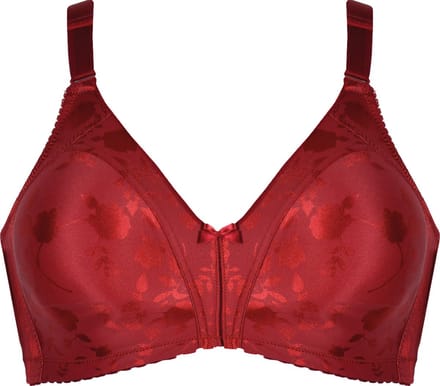 Naturana - Minimizer bh met bloemenpatroon - 5363 - Deep Claret - 75D