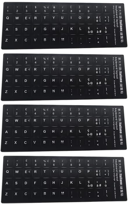 Dailygoods- Toetsenbordstickers Hoogwaardige Pvc