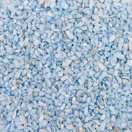 Aquariumgrind LICHT BLAUW - Bodembedekking Steentjes Gekleurd 4-6mm - 1KG