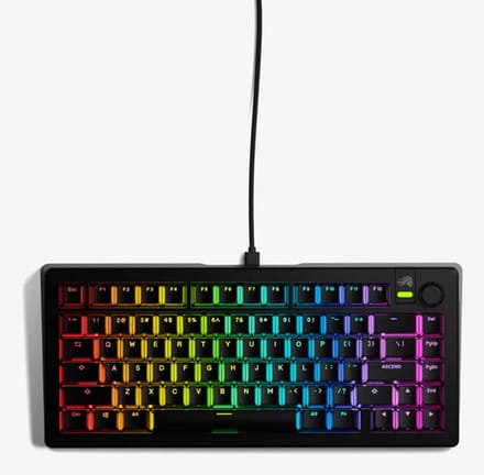Glorious GMMK 3 - Mechanisch Toetsenbord - Bedraad - US QWERTY - 75% - RGB-Licht - Hot Swap - Zwart