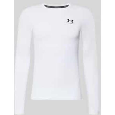Under Armour Baselayer Hg Comp Longsleeve Ondergoed Met Lange Mouwen Wit K100