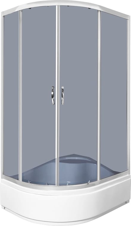 Sanifun douchecabine Kevano 1000 x 800 grafiet