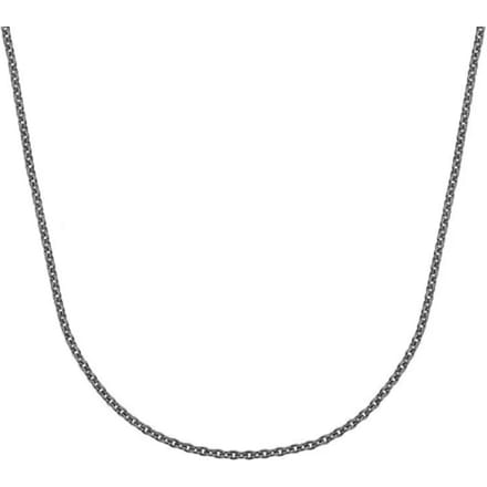 TI SENTO Dames Ketting - 925 zilver - Blauw - Maat 45 - 3918BL