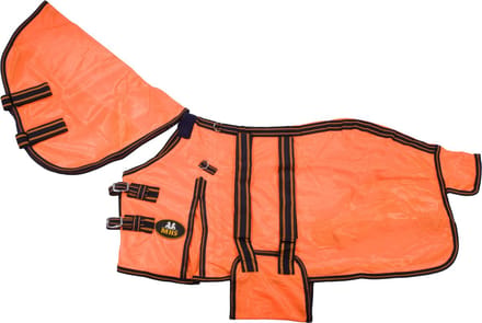 MHS Vliegendeken Neon met afneembare hals 185 Oranje