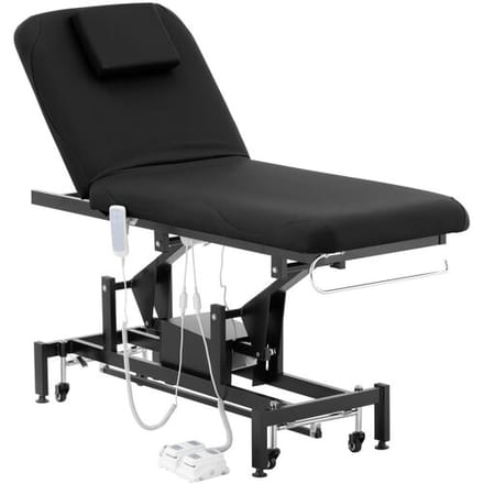 physa Massagetafel - 2 motoren - 200 kg - zwart 10040518