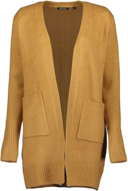 Blue Seven dames vest - lang dames vest - 247889 - camel - maat 40