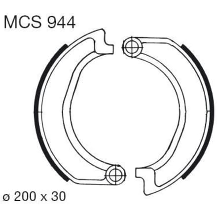 Remschoenset TRW MCS944