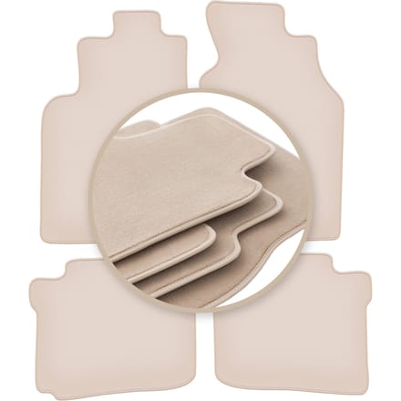 PREMIUM beige vloermatten voor: Mitsubishi Space Star minivan 1999-2005