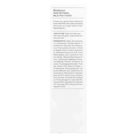 Biodance, Skin Refining Mild PHA Toner, 5.07 fl oz (150 ml) white