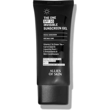 Allies of Skin The One Spf 50 Invisible Sunscreen Gel