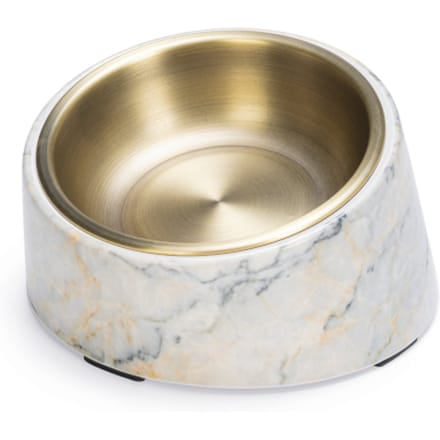 Designed by Lotte Melamine Eetbak Vita - Voerbak kat - Eetbak of Drinkbak - Beige 160 ml
