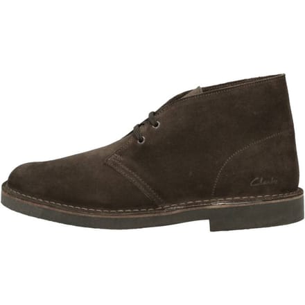 CLARKS Desert Bt Evo Heren Veterschoenen - Dark Brown Suede