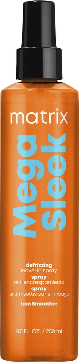 Matrix Mega Sleek Iron Smoother – Gladmakende leave-in spray voor frizzy haar – 250 ml