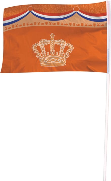 Folat - Vlag Oranje Kroon 100x150cm