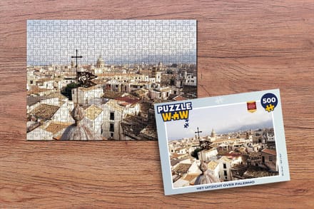 Puzzel Het uitzicht over Palermo - Legpuzzel - Puzzel 500 stukjes