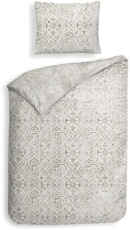 Heckett Lane Dekbedovertrek Katoen Clip-Sheared Rio - White 140x200/220cm