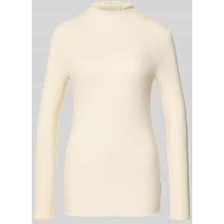 Slim fit shirt met lange mouwen van lyocellmix