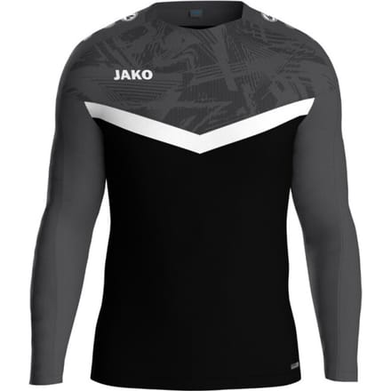 Jako Iconic Sweater Kinderen - Zwart / Antraciet | Maat: 152