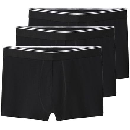 ESMARA MEN Set van 3 heren boxers (Zwart, S)