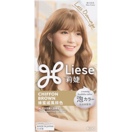 [Promotie] Kao - Liese Creamy Bubble Color  - 1 Box - Chiffon Brown