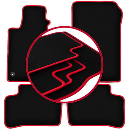 CARLUX-RED automatten voor: Mercedes GLK X204 SUV (2008-2015)